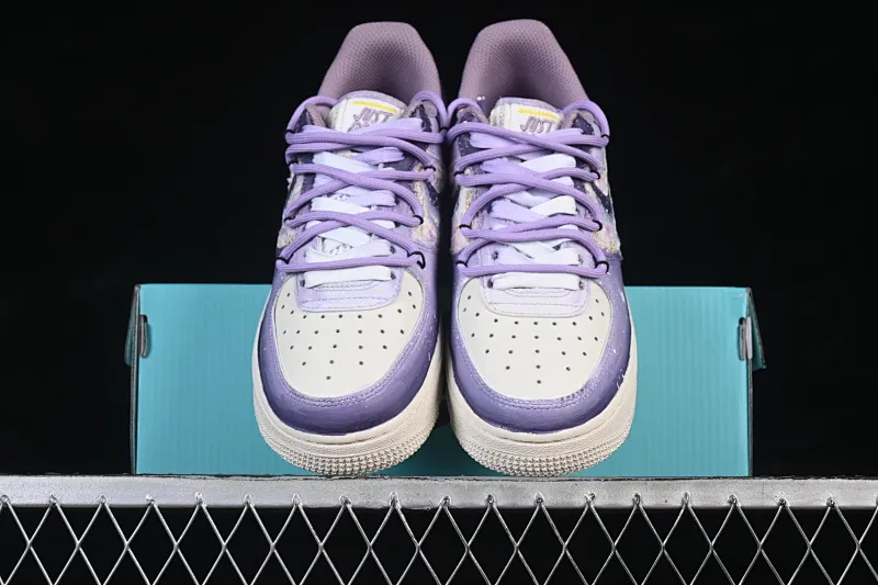 All categories Nk Air Force 1 Air Force series Nk Air Force 1 Low Air Force low-top Nike Air Force 1'07 Low "Misty Purple Graffiti" Hand-painted graffiti Misty Purple Graffiti Air Force 1 low-top casual sneakers FJ7740-190